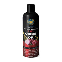 AYURVEDASHREE Aceite capilar cebolla roja para suavidad y brillo natural