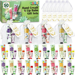 AZEN bulk gift set hand cream flavors shown, ideal for wedding favors and guest gifts