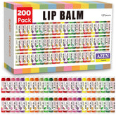 AZEN lip balm bulk pack with 200 tubes for long-lasting moisture and gifting