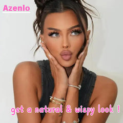 Azenlo cotton-band 1mm detail highlights comfortable, eyeliner-like finish.