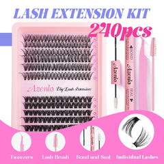 Azenlo 2-in-1 bond and seal glue for durable lash adhesion.