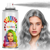 Azonbey Halloween hair spray gray bottle for quick, dramatic Halloween looks.