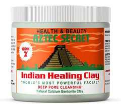 Aztec Secret Bragg's Apple Cider Vinegar bottle for precise 1:1 clay mixing.