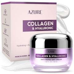 Azure Cosmetics crema hidratante en botella para hidratación profunda.