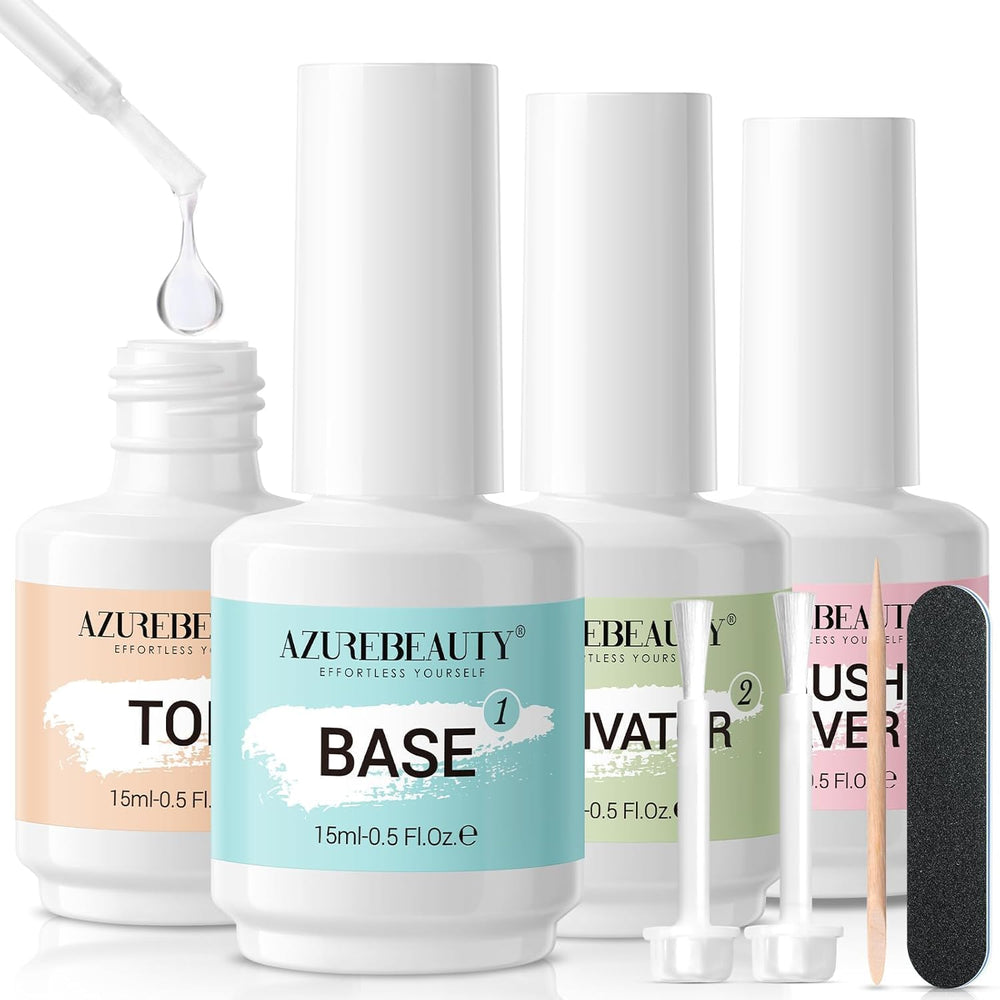 AZUREBEAUTY capa-base en botella para una aplicación suave y duradera