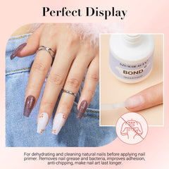 AZUREBEAUTY capa superior brillo duradero para uñas brillantes