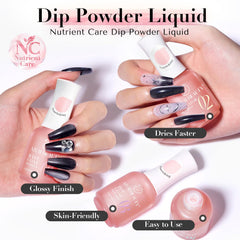 AZUREBEAUTY set dip líquido, capa superior, brillo duradero