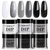 AZUREBEAUTY polvo para uñas colección, acabado brillante y duradero para uso diario.