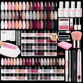 AzureBeauty dip powder 24 colors palette for versatile at-home nails and salon-grade shine