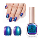 AZUREBEAUTY Esmalte camaleón cromo, botella, brillo cambiante para uñas.