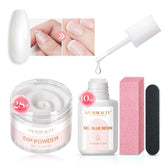 AZUREBEAUTY kit reparación de uñas transparente cristal para uñas dañadas.