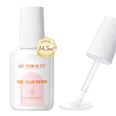 AzureBeauty Nail Repair Glue bottle close-up highlighting fast-drying performance
