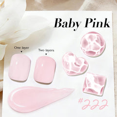 AZUREBEAUTY Pink Nail Polish high gloss finish for lasting shine