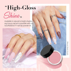 AzureBeauty top coat delivers brilliant shine and durability