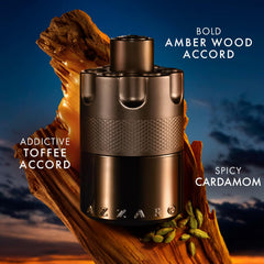 Azzaro Most Wanted Intense cardamom note highlights spicy freshness for daytime confidence