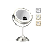 B Beauty Planet 15X magnifying mirror front view for precise tweezing.