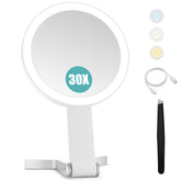 B Beauty Planet 30x/1x mirror with light for precise makeup and lash work