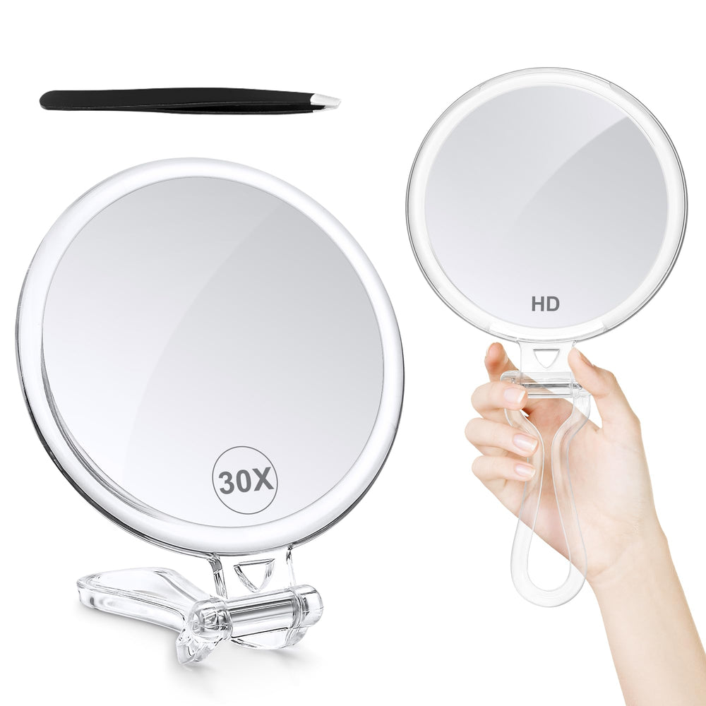 B Beauty Planet 30X travel mirror front view for precise makeup checks