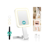 B Beauty Planet magnifying travel mirror in 1X view for everyday makeup