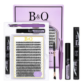 B&Qaugen lash clusters tray with 280 pieces for at-home looks.