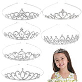Baaxxango corona princesa con cristales, seis diseños para combinar con diferentes atuendos.