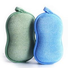 BabaMate esponja para baño de bebé con capa externa suave, ideal para piel delicada.