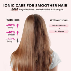BABONIR ionic technology delivers negative ions for smoother hair