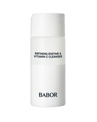 BABOR Enzyme & Vitamin C powder cleanser transforms into creamy foam for gentle brightening