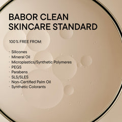 HY-ÖL Cleanser forming a milky emulsion with water for a soft rinse.