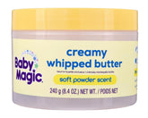 Baby Magic Mantequilla Batida Cremosa, envase 8-4 onzas líquidas, hidratación suave para piel sensible.