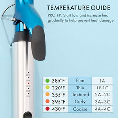 BaBylissPRO Cool Tip design with ergonomic grip for comfortable curling sessions.