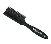 BaBylissPRO Fade Brush Black closeup for quick salon cleaning