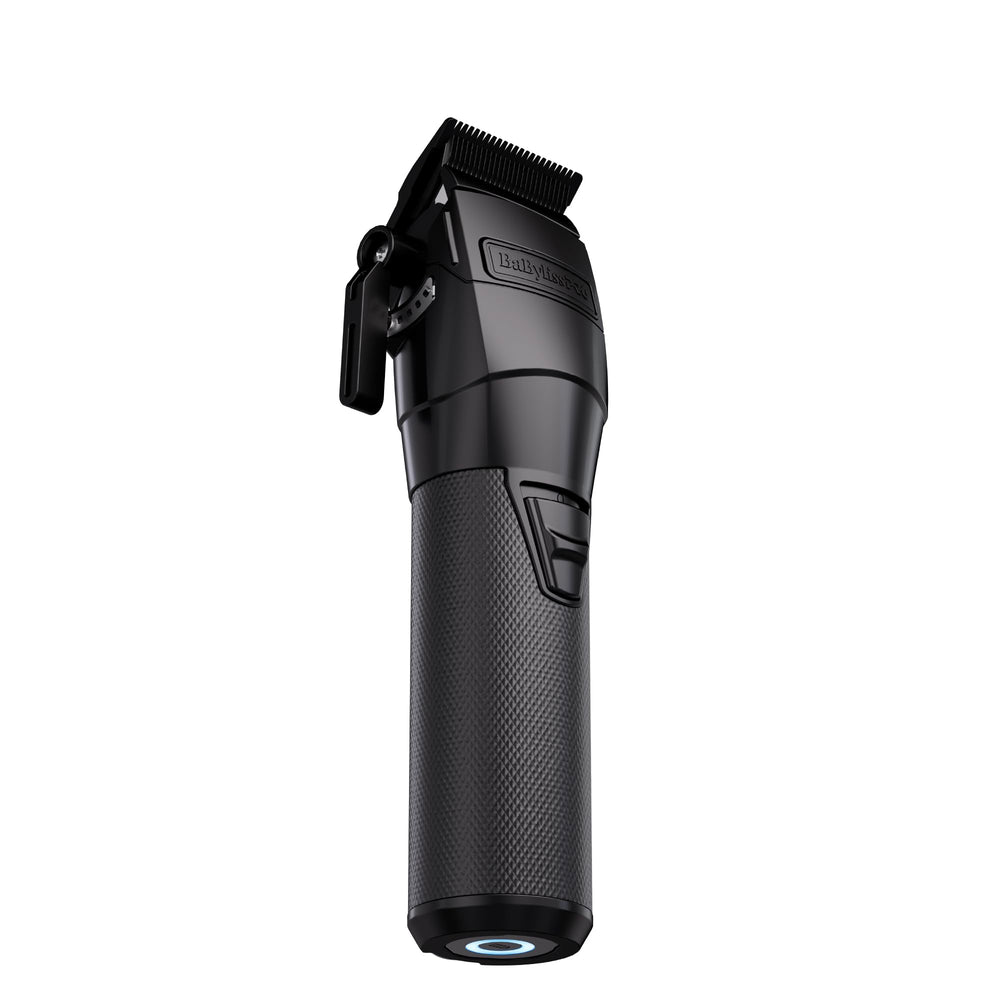BaBylissPRO FXONE clipper in black for precise, professional cuts.