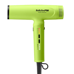 BaBylissPRO Nano Titanium hair dryer with ionic tech for fast, smooth drying.