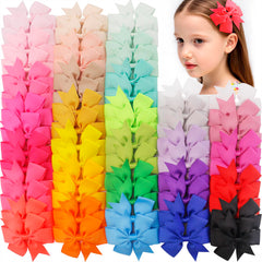 Babymatch lazo abanico grosgrain 7,6 cm, ideal para peinados diarios.