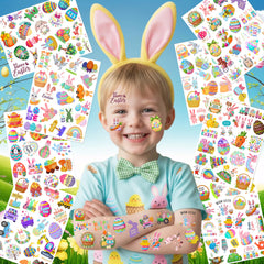 Backtopeia Easter tattoos bunny designs for playful looks at parties and egg hunts.
