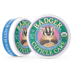 Badger crema de cutícula textura bálsamo concentrado que nutre la zona de uñas.