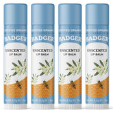 Badger Balsamo Labial Sin Aroma: aplicación suave para labios sensibles y humectación ligera.