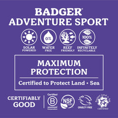 Badger unscented formula ready for sensitive skin and daily wear.