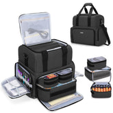 BAFASO large tattoo case upper compartment secures stencil printer for travel