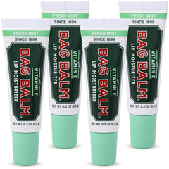 Bag Balm bálsamo labial menta fresca en tubo, hidratación suave y duradera.