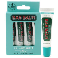 Bag Balm labial sin fragancia, ideal para labios sensibles en uso diario.