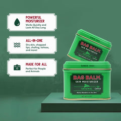 Bag Balm labios agrietados, alivio suave y duradero.