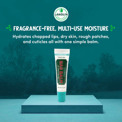 Bag Balm textura sedosa, aplicación suave para labios secos.