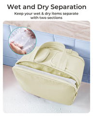 BAGSMART bag features dry-and-wet separation and a front pocket.