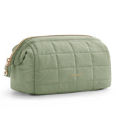 BAGSMART makeup bag with wide opening for quick access to cosmetics.