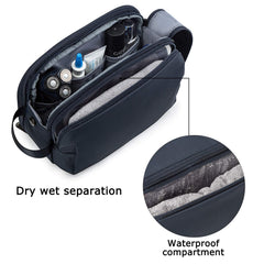 BAGSMART dual-zipper design for smooth opening and secure closure