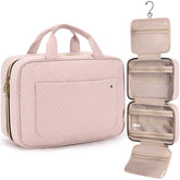 BAGSMART Toiletry Bag with hanging hook for easy hotel bathroom access.
