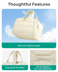 BAGSMART bag shows a wide-opening top for easy access.