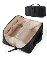 BAGSMART travel makeup bag full-open design for quick access